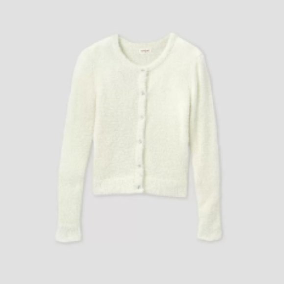 Cat & Jack Other - NEW! Cat & Jack Girls' Dressy Shimmer SOFT Button-Up Cardigan